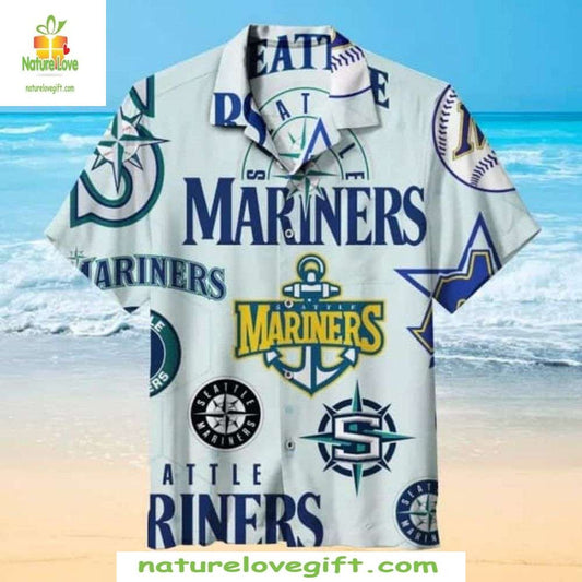 Seattle Mariners Hawaiian Shirt Retro Baseball Apparel Stylish MLB Fan Gear