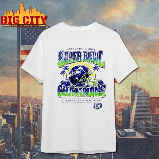 Seattle Seahawks Super Bowl LX Champions 2026 Shirt