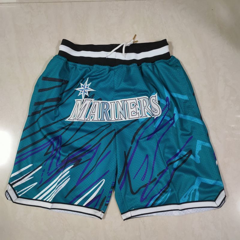 Seattle Mariners Lightning Edition Seattle Mariners Team Blue Shorts Style 5