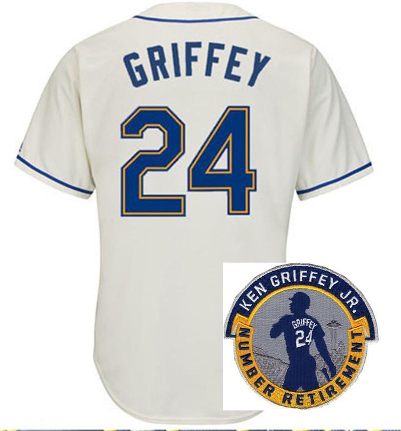 Seattle Mariners #24 Ken Griffey Style 6