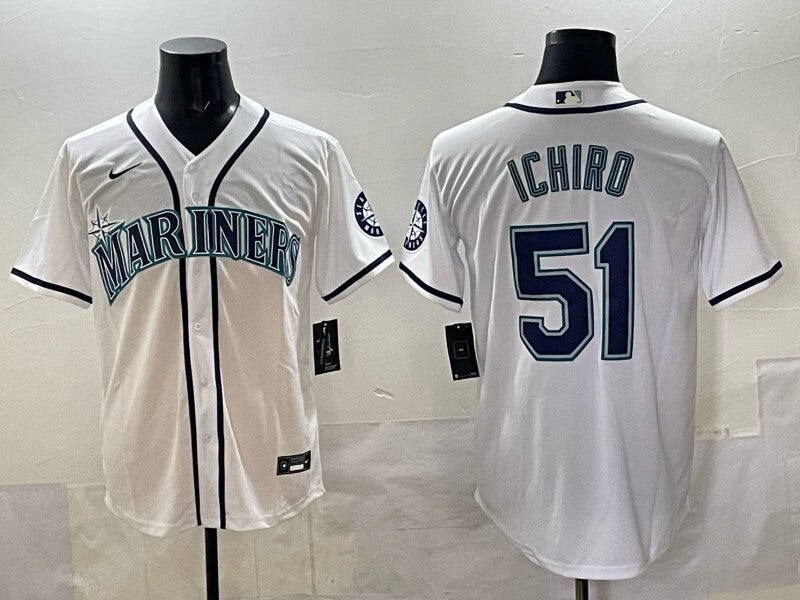 Seattle Mariners #51 Ichiro Suzuki Mariners 5 Collaboration Style 1