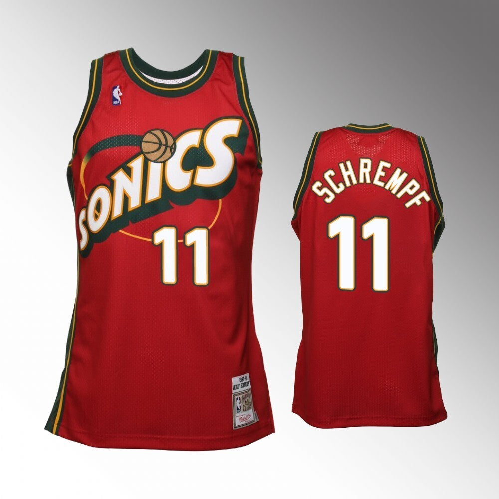 Seattle Supersonics #11 Detlef Schrempf Style 3