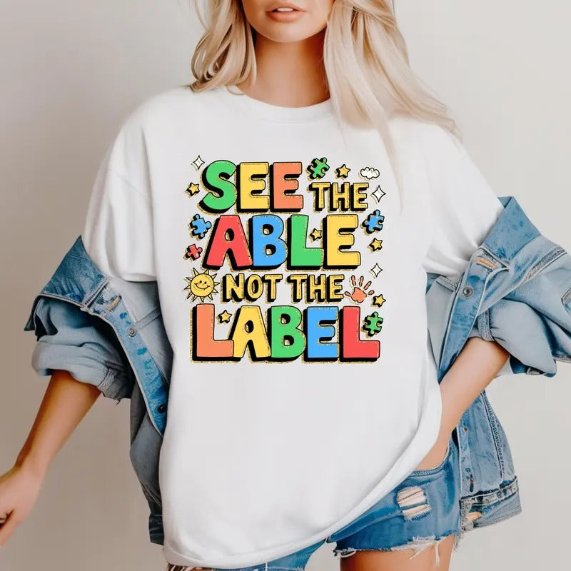 See the Able Not the Label DTF Transfers - THIS IS NOT A SHIRT Hoodie, Sweatshirt | InkThreadWorks.com