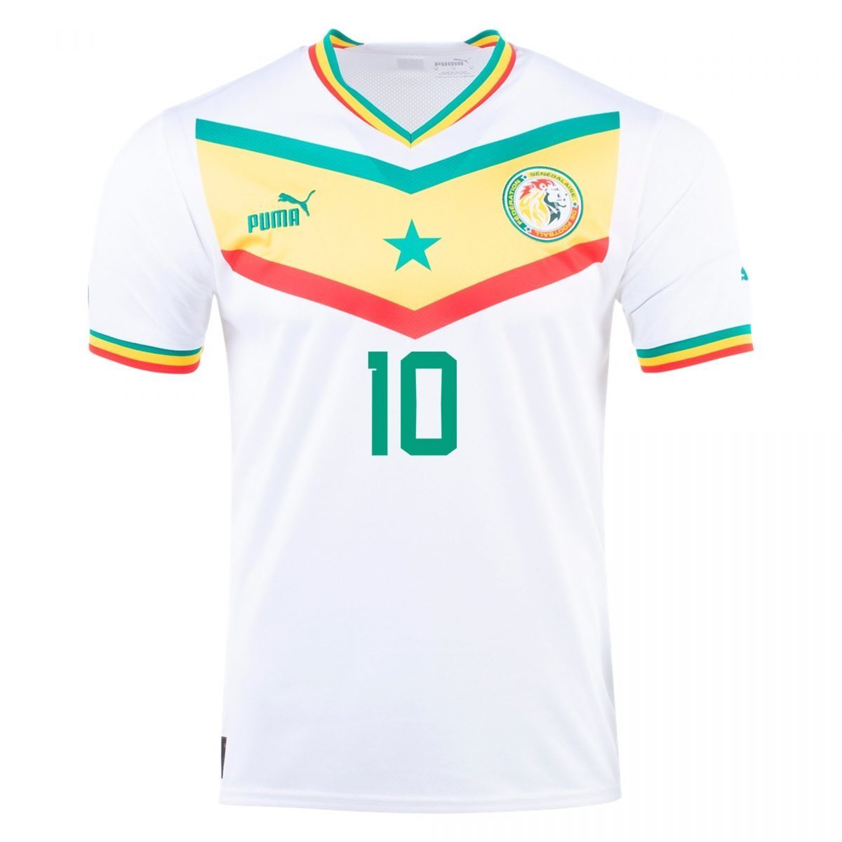 Senegal 10 Sadio Mane 2223 Home Style 2