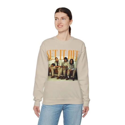 Set It Off Unisex Sweatshirt, Movie Sweatshirt Gift For Fan Cotton Casual