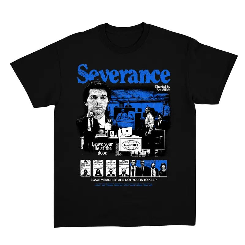 Severance Tv Show Leave Your Life At The Door shirt, Severance Inspired Minimalist Sweater, Lumon Sweater, Macrodata...
