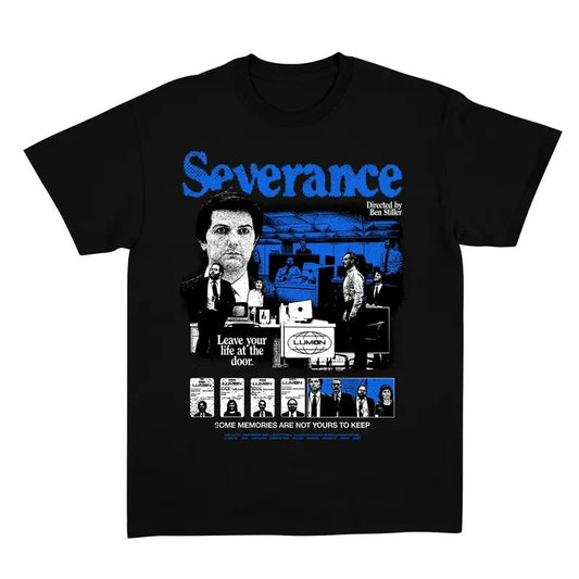 Severance Tv Show Leave Your Life At The Door shirt, Severance Inspired Minimalist Sweater, Lumon Sweater, Macrodata...