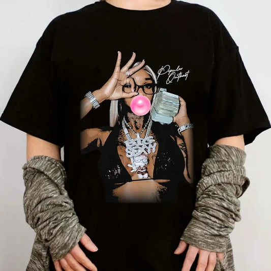 Sexy Redd Bubble Gum Ghetto Tee Cotton Fabric