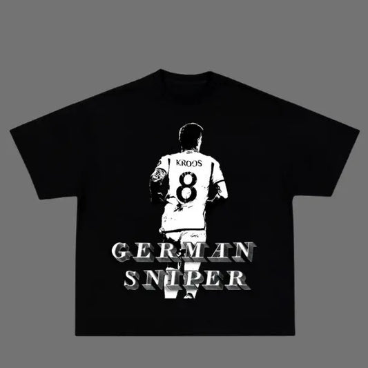 Shadow Series Kroos Sniper T-Shirt, Kroos Vintage Tee, Unisex Soccer Shirt, Graphic Tees, Menswear Womenswear Streetwear