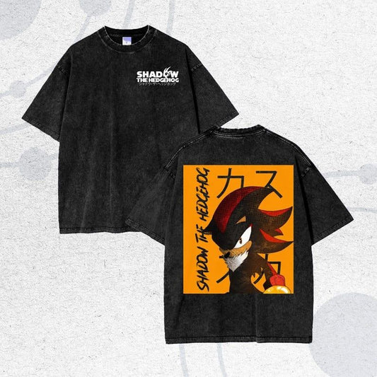 Shadow the Hedgehog Anime T-Shirt - Oversize Tee, The Hedgehog, Shadow the Hedgehog, Perfect Gift for Him