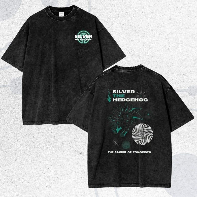 Shadow the Hedgehog Anime T-Shirt - Oversize Tee, The Hedgehog, Shadow the Hedgehog, Perfect Gift for Himstyle{n002}12