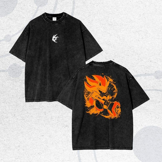 Shadow the Hedgehog Anime T-Shirt - Oversize Tee, The Hedgehog, Shadow the Hedgehog, Perfect Gift for Himstyle{n002}22