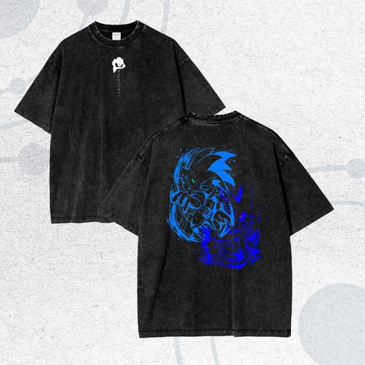 Shadow the Hedgehog Anime T-Shirt - Oversize Tee, The Hedgehog, Shadow the Hedgehog, Perfect Gift for Himstyle{n002}29