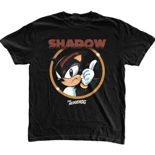Shadow the Hedgehog Classic Mode T-Shirt, Sonic Adventure Shirt, Unisex Vintage Graphic Tees Gothic Grunge Y2k Emo Scene Amity Affliction Style Clothes Men Women Streetwear