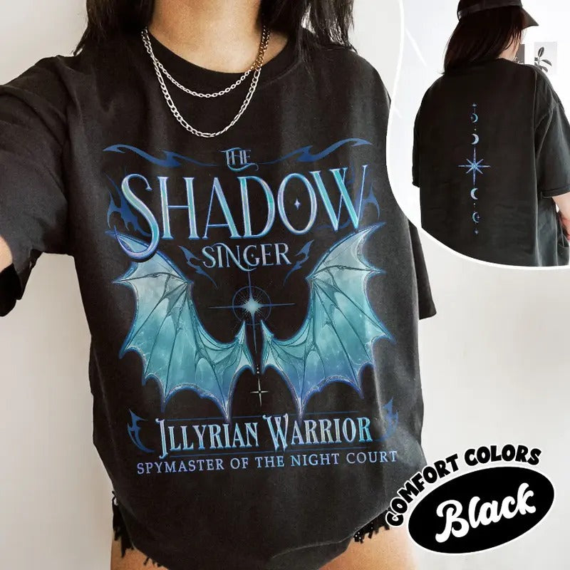 Shadowsinger Night Court Shirts, Azriel SJM Book Merch Inspired, The Bat Boys Velraris Tee Hoodie, Sweatshirt