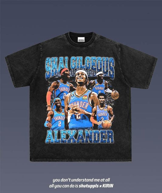 Shai Gilgeous-Alexander 1.8 TEE | VINTAGE TEE GRAPHIC T-SHIRT SWEATSHIRT HOODIE | SPORT TEE -  GIFT FOR FAN