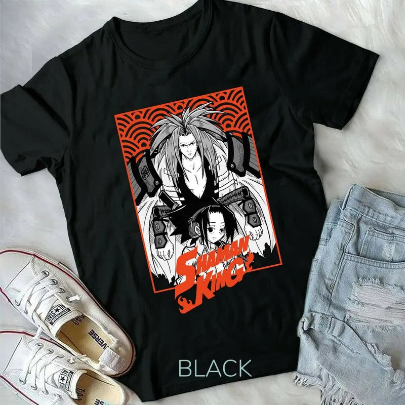 Shaman King Yoh Asakura and Amidamaru Anime Manga new top Unisex Tshirt Hoodie, Sweatshirt | InkThreadWorks.com