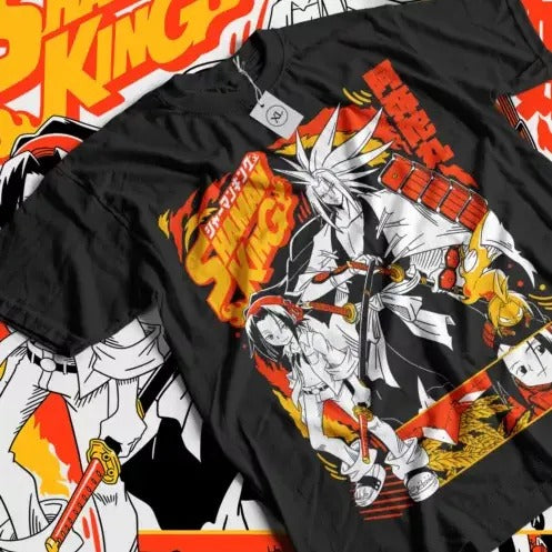 Shaman King Yoh T-shirt Amidamaru Yoh Asakura Anime Manga Gift Shirt All Size Hoodie, Sweatshirt | InkThreadWorks.com