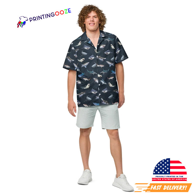 Shark Group Hawaiian Shirt