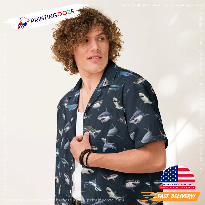 Shark Group Hawaiian Shirt