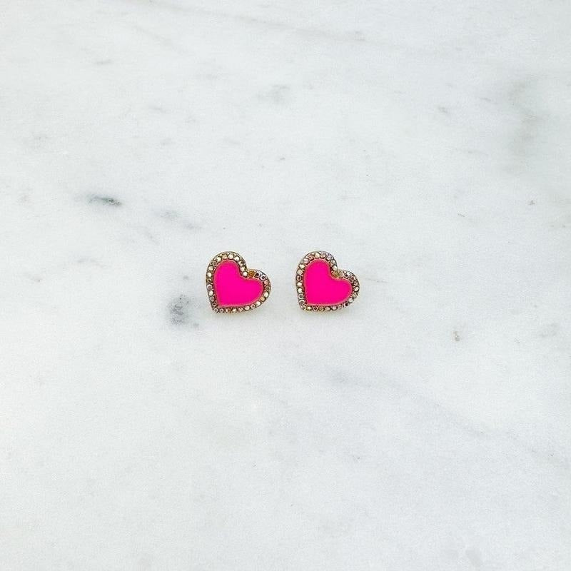 Shimmer Heart Stud Earrings *Final Sale* T-Shirts, Hoodie, Sweatshirt | InkThreadWorks.com