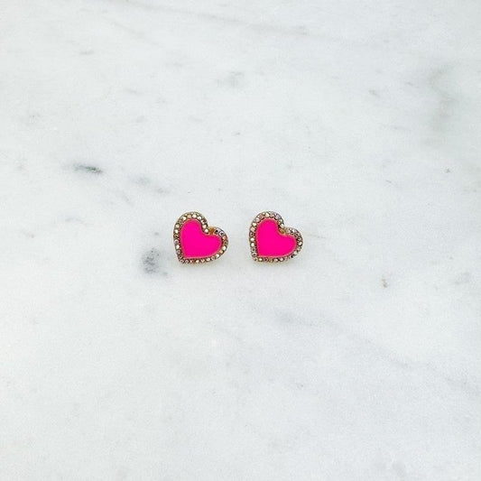 Shimmer Heart Stud Earrings *Final Sale* T-Shirts, Hoodie, Sweatshirt | InkThreadWorks.com