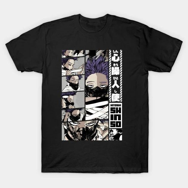 Shinsou Hitoshi T-Shirt, Japanese Anime Tees Unisex Tshirt T-Shirt Tee ALL SIZES Hoodie, Sweatshirt | InkThreadWorks.com