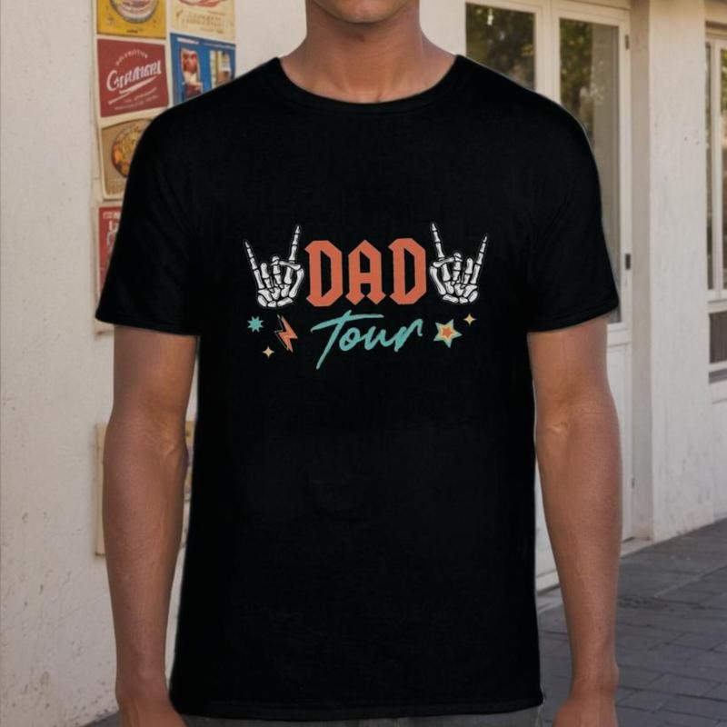 Shirt, Dad Tour TShirt, Fatherhood Tour Tee, Dad 2 Sided Shirt, Fathers Day Tee, Defender Dad Shirt, Comforter Dad Shirt