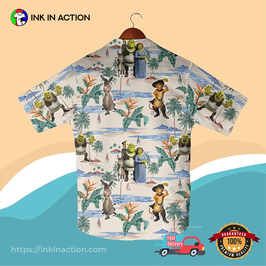 Shrek Family Beach Vacation Hawaiian Shirt