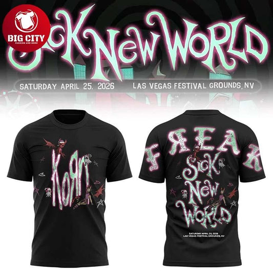 Sick New World 2026 Special Edition Two Sided Shirt