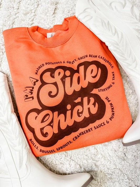 Side Chick Graphic Sweatshirt