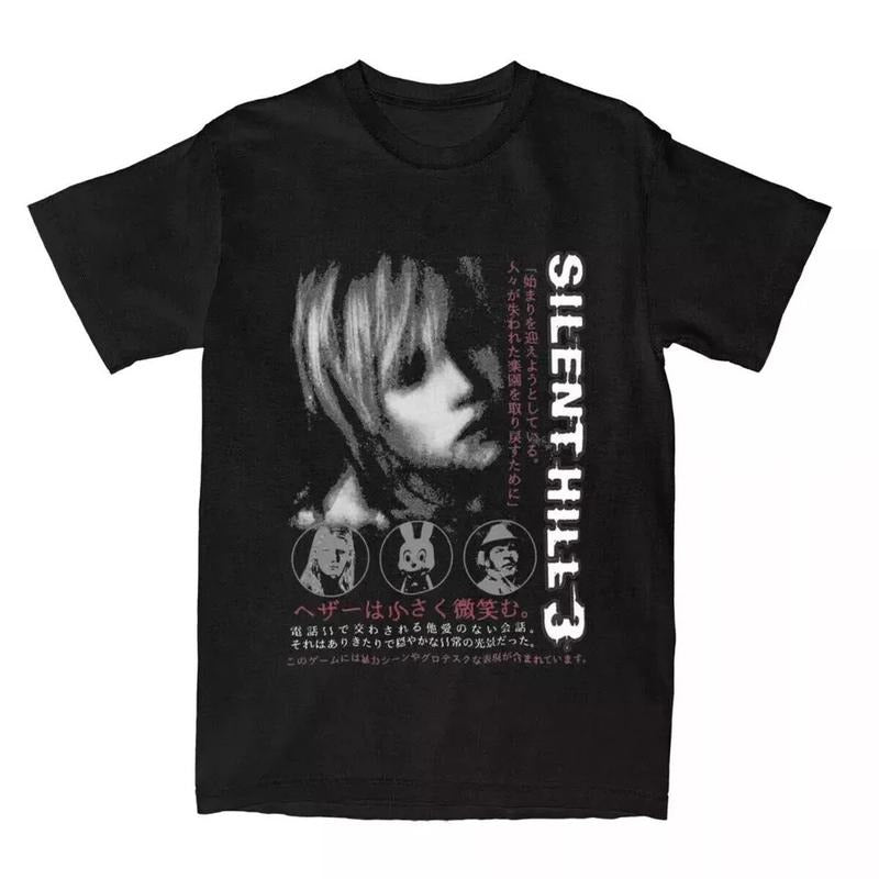 Silent Hill 3 Black T-Shirt Silent Hill Tee Game T-Shirt Hoodie, Sweatshirt | InkThreadWorks.com