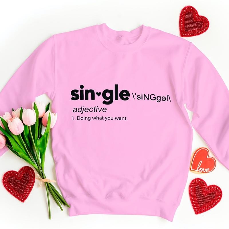 Single Sweatshirt - Doing What you want Casual Crewneck T-Shirts, Hoodie | InkThreadWorks.com