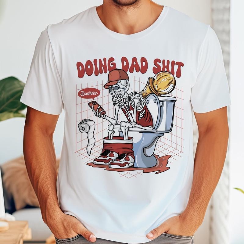 Skeleton Doing Dad Sh!t Shirt Cool Hiphop, Father's Day Shirt Hoodie, Sweatshirt | InkThreadWorks.com