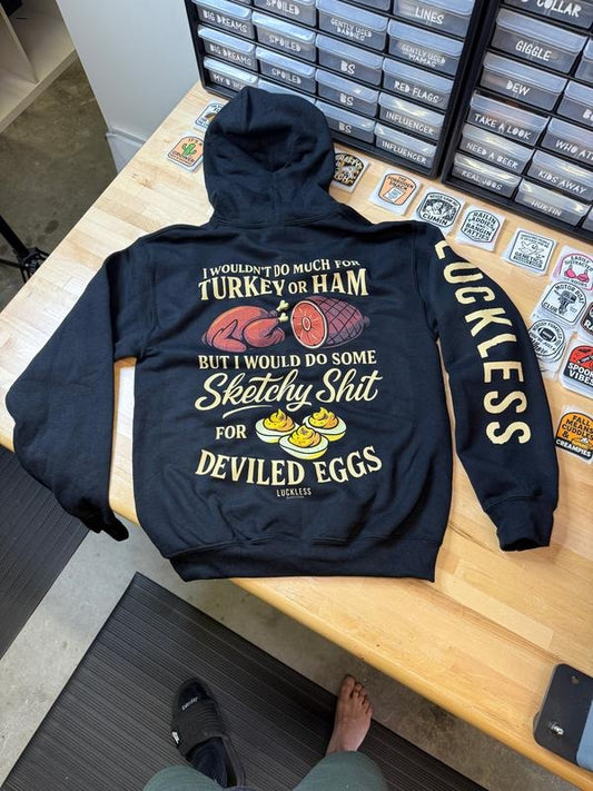 Sketchy for Deviled Eggs Hoodie T-Shirts, Sweatshirt | InkThreadWorks.com