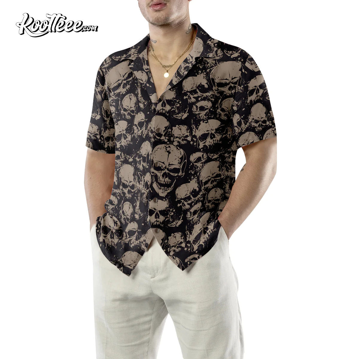 Skull And Cool Hawaiian Shirt