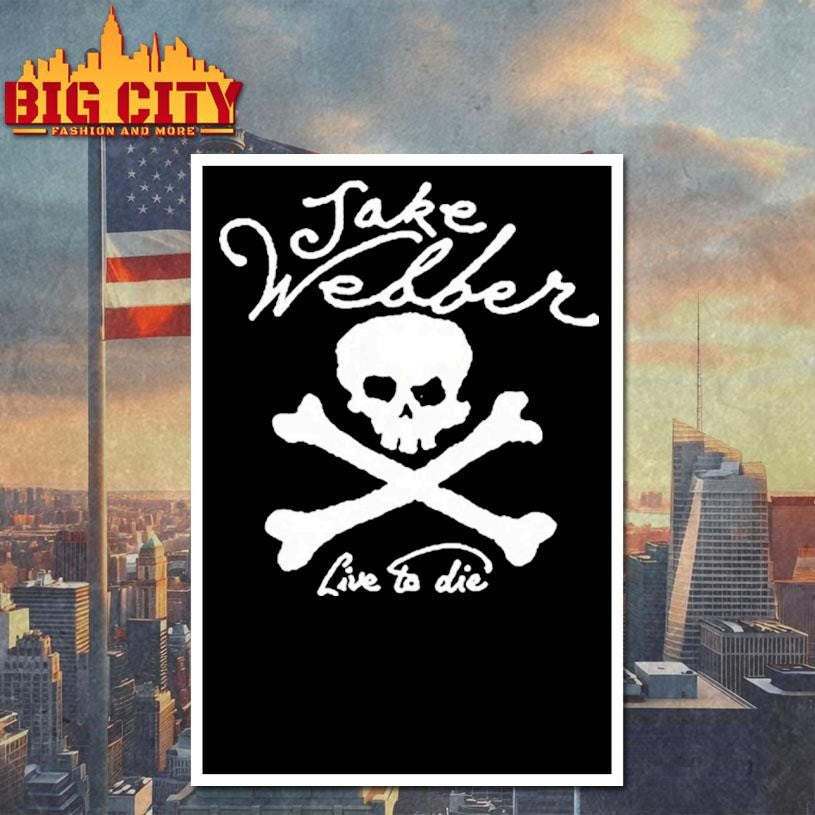 Skull Jake Webber Live To Die Tour 2026 Shirt
