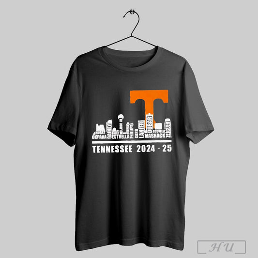 Skyline City Tennessee Volunteers 2024 2025 Player Names T Shirt