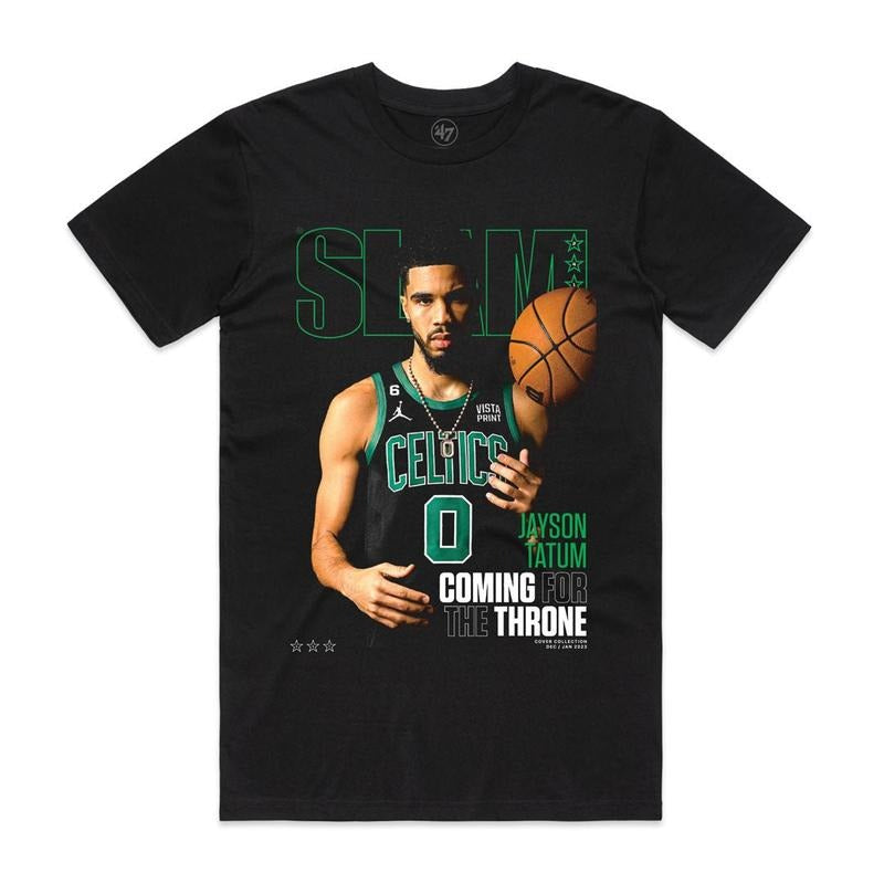 Slam Cover T-Shirt - Jayson Tatum (Slam 241), 100% Cotton Unisex Shirt, Gift For Fan Hoodie, Sweatshirt | InkThreadWorks.com