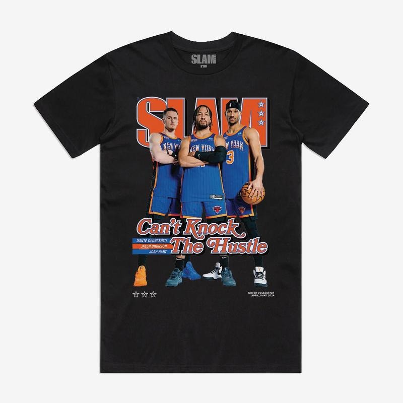 Slam Cover Tee - Brunson T-Shirt, Hart, Divincenzo (Slam 249) T-Shirt, 100% Cotton Unisex Shirt, Gift For Fan Hoodie,...