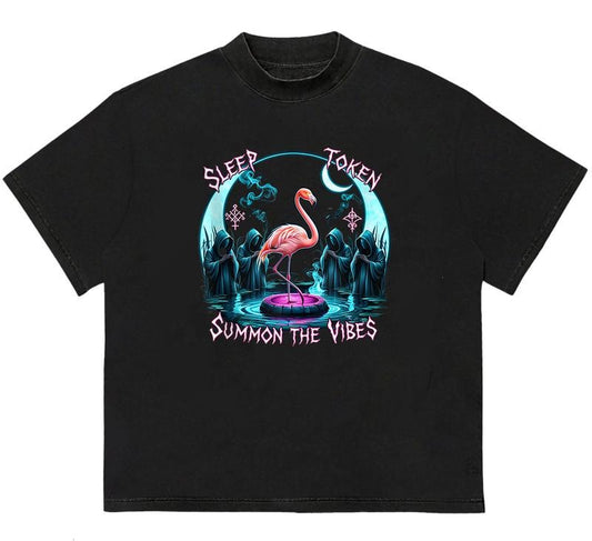 Slee.peep Tokkke.enen Flamingo Vibes Take Me Back to Eden T-Shirt Add Your Unique Twist Hoodie, Sweatshirt