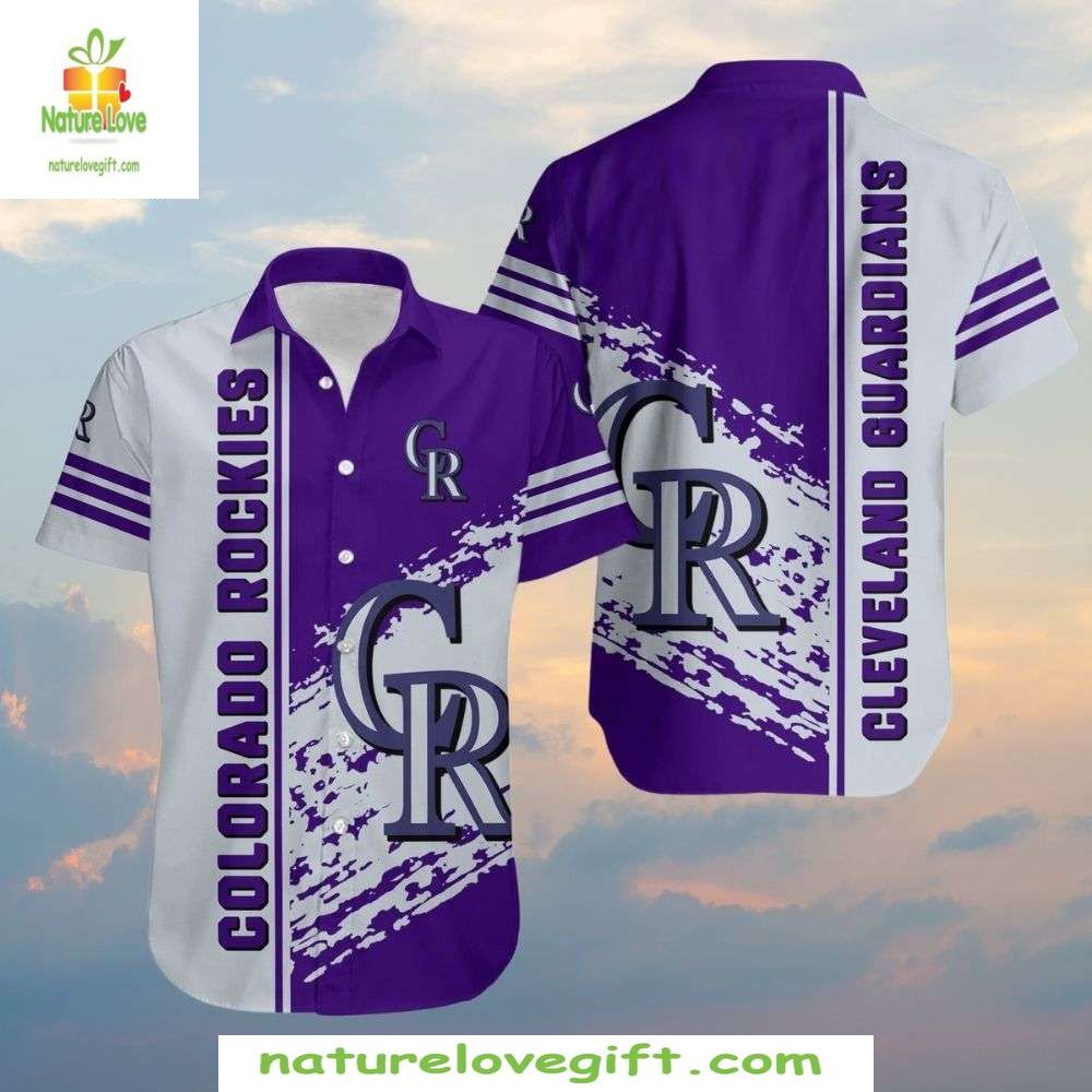 Colorado Rockies Hawaiian Shirt – Stylish MLB Baseball Apparel
