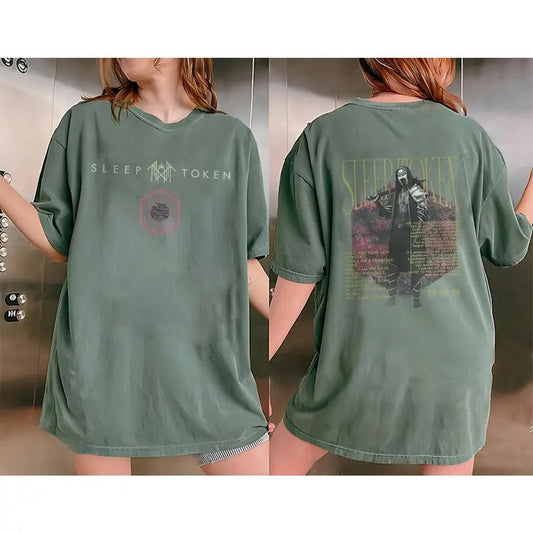 Sleep Token 2 Sides THE EVEN IN ARCADIA TOUR T-Shirt, Comfort Colors T-Shirt, Wash Shirt Gift For Fan Type 11 O8X5V3