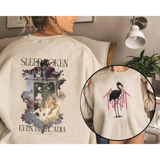Sleep Token 2 Sides THE EVEN IN ARCADIA TOUR T-Shirt, Comfort Colors T-Shirt, Wash Shirt Gift For Fan Type 3 EI82B0