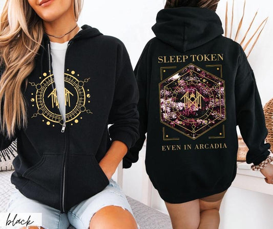 Sleep Token Unisex ZIP Hoodie, Gift for fans Womenswear T-Shirts, Sweatshirt | InkThreadWorks.com