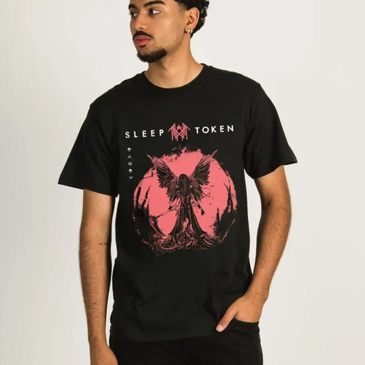 Sleep Token's Band T-Shirt, Sweatshirt, Or Hoodie - Classic Fit Unisex Tee for 2024 Tour Fan Merch - Cotton