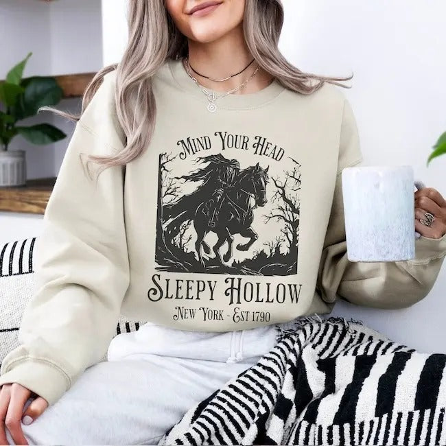 Sleepy Hollow Sweatshirt, Headless Horseman, Dark Academia, Booktok Merch, Halloween Sweatshirt, Ichabod Crane, Spooky...