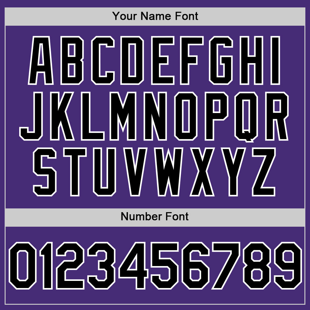 Custom Purple Black-Gray Authentic Sleeveless Baseball Jersey
