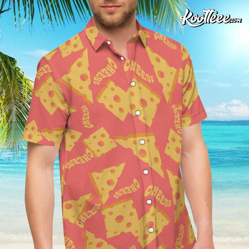 Sliced Cheese Funny Hawaiian Shirt And Shorts