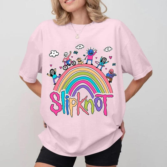 Slipknot T-Shirt, Slipknot Heavy Metal Rock T-Shirt, Best Gift, Gift For Fan, Gift For Her, Gift For Him Fabric Top...